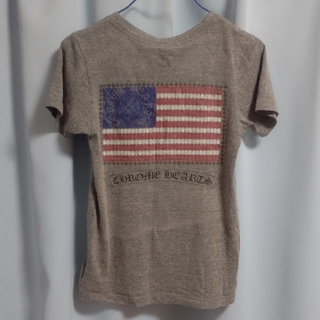Chrome Hearts(クロムハーツ)のワッフルさん専用。 クロムハーツ Tシャツ グレー 星条旗(レア) メンズのトップス(Tシャツ/カットソー(半袖/袖なし))の商品写真