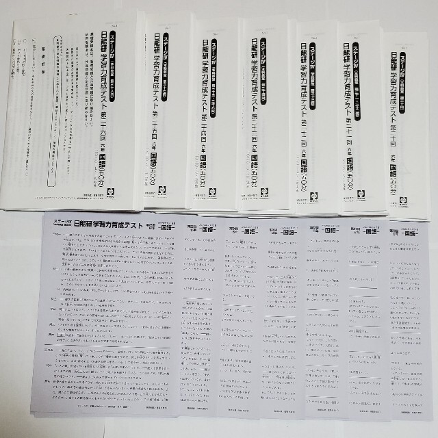 限定値下げ 日能研 6年前期 学習力育成テスト第10回〜第26回（16回分）-