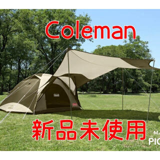 コールマン(Coleman)のコールマン タフワイドドームIV/300 ヘキサセット オリーブ/サンド (テント/タープ)
