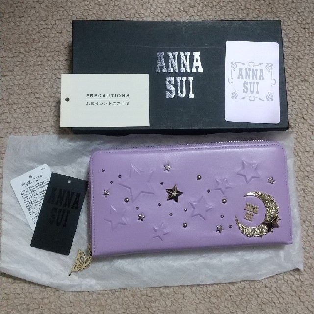ANNA SUI(アナスイ)の《新品未使用》ANNA SUI ムーンスター ラウンド 長財布 レディースのファッション小物(財布)の商品写真