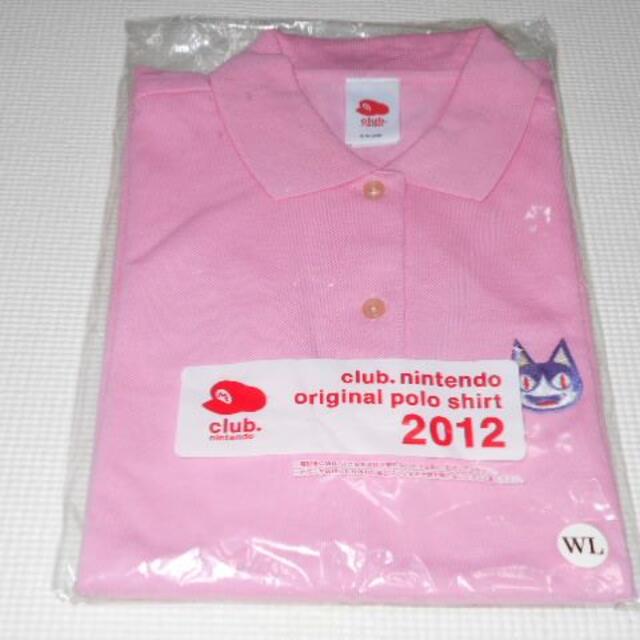 クラブニンテンドーオリジナルポロシャツ2012 みしらぬネコ ピンク WLサイズ