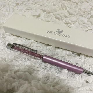 スワロフスキー(SWAROVSKI)のスワロフスキー　ボールペン　ピンク(ペン/マーカー)