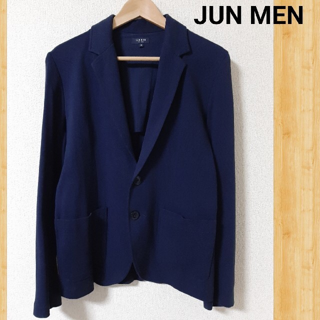 JUNMEN(ジュンメン)のJUN MEN ジュンメン コットンテーラードジャケット M スウェット 美品 メンズのジャケット/アウター(テーラードジャケット)の商品写真