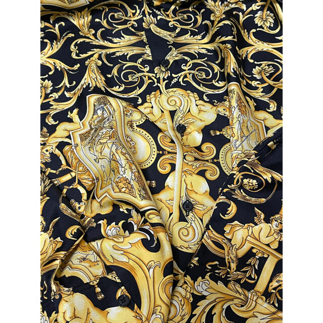 国内外の人気が集結 希少 GIANNI VERSACE SS95 シルク シャツ ...