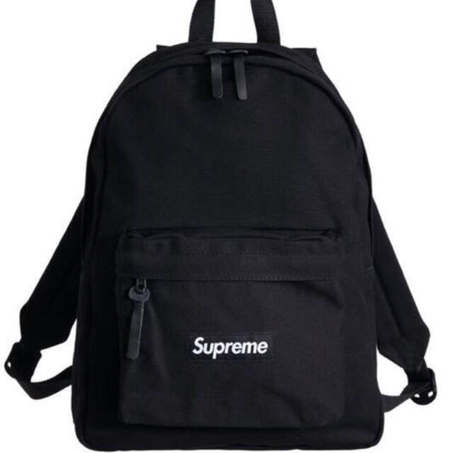 国内正規 20AW Supreme Canvas Backpack リュック 黒-