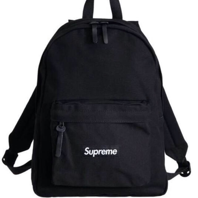 バッグパック/リュック国内正規 20AW Supreme Canvas Backpack リュック 黒