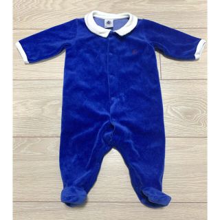 プチバトー(PETIT BATEAU)のプチバトー　ロンパース　60cm(ロンパース)