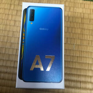 ギャラクシー(Galaxy)の新品 未開封 GALAXY A7 Blue (スマートフォン本体)