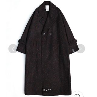 シャリーフ(SHAREEF)の未使用 SHAREEF NEP MELTON LONG COAT 10.2万(チェスターコート)