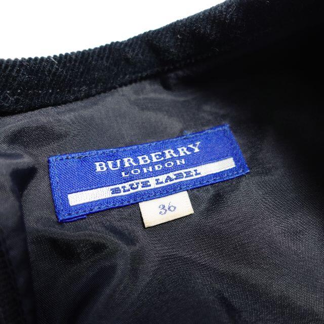 BURBERRY BLUE LABEL(バーバリーブルーレーベル)の■BURBERRY BLUE LABEL コーデュロイワンピース レディースのワンピース(ひざ丈ワンピース)の商品写真