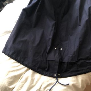 sacai チェックロングコート