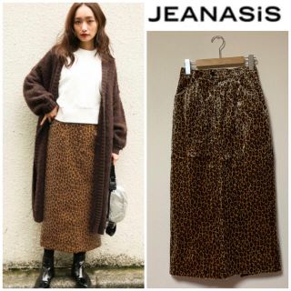 ジーナシス(JEANASIS)のJEANASIS♡ロングペンシルレオパードスカート(ロングスカート)