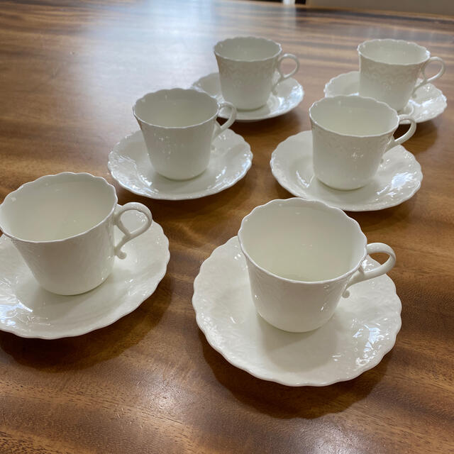 NARUMI BONE CHINA ナルミ シルキーホワイト コーヒーセット