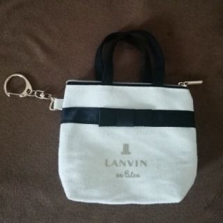 ランバンオンブルー(LANVIN en Bleu)のランバンオンブルー ミニバッグチャーム(ポーチ)