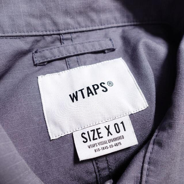 ■W)taps シャツ グレー メンズ1 2