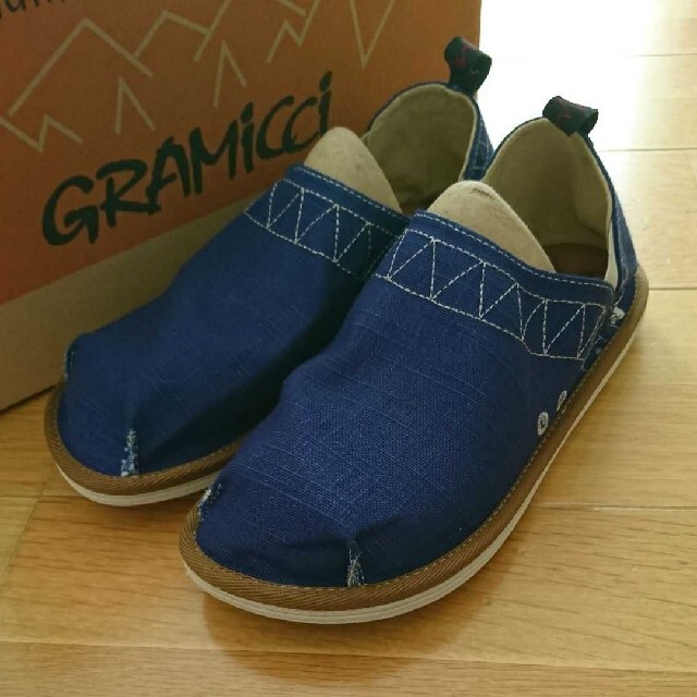 GRAMICCI(グラミチ)の新品 GRAMICCI BADGER リネン サンダル 25㎝ 紫 スリッポン メンズの靴/シューズ(スリッポン/モカシン)の商品写真