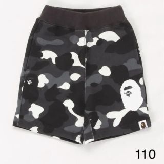 美品❗️BAPE KIDS ハーフパンツ スイムパンツ 160cm ブラックABATHINGAPE