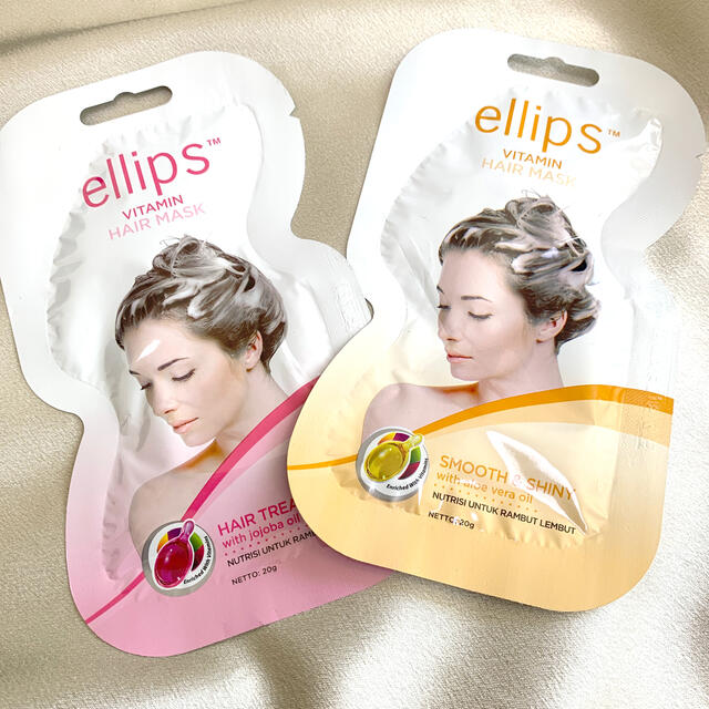 ellips(エリップス)のellipsヘアマスク＊2枚セット コスメ/美容のヘアケア/スタイリング(ヘアパック/ヘアマスク)の商品写真