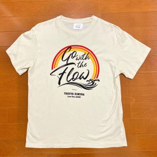 スマップ(SMAP)の木村拓哉　Go with the Flow コンサートグッズ　Tシャツ(アイドルグッズ)