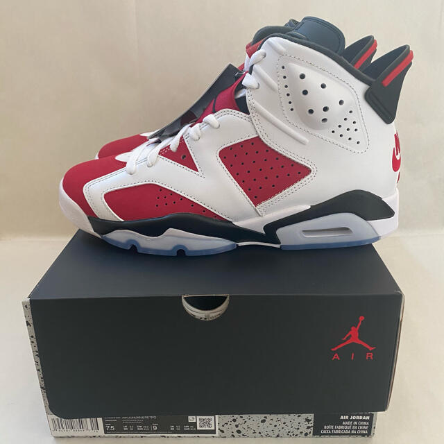 25.5cm NIKE AIR JORDAN 6  Retro Carmine