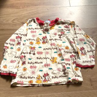 ディズニー(Disney)のディズニー　ベビー　長袖　90(Tシャツ/カットソー)