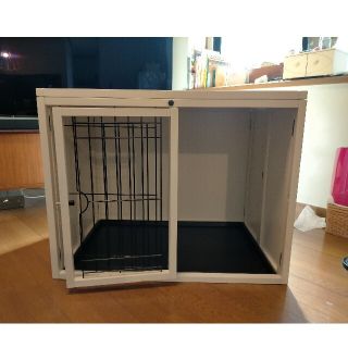 サークル　犬小屋　屋根付き　小型犬用(かご/ケージ)