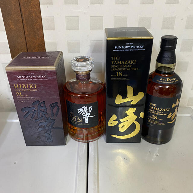 山崎18年1本響21年1本 - 酒 山崎18年1本響21年1本 - 酒