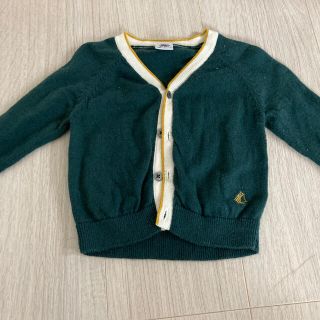 プチバトー(PETIT BATEAU)のプチバトー　カーディガン(カーディガン/ボレロ)