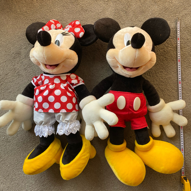 ディズニーランド ミッキー ミニー ぬいぐるみキーホルダー - おもちゃ ディズニーランド ミッキー ミニー ぬいぐるみキーホルダー - おもちゃ