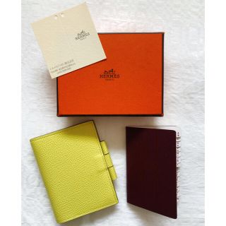 エルメス(Hermes)の【aya様専用】HERMES エルメス 手帳カバーミニサイズ カードケース(その他)