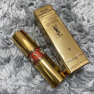 イヴサンローランボーテ(Yves Saint Laurent Beaute)の新品未使用　イヴ サンローラン  ヴォリュプテシャイン　#16(口紅)