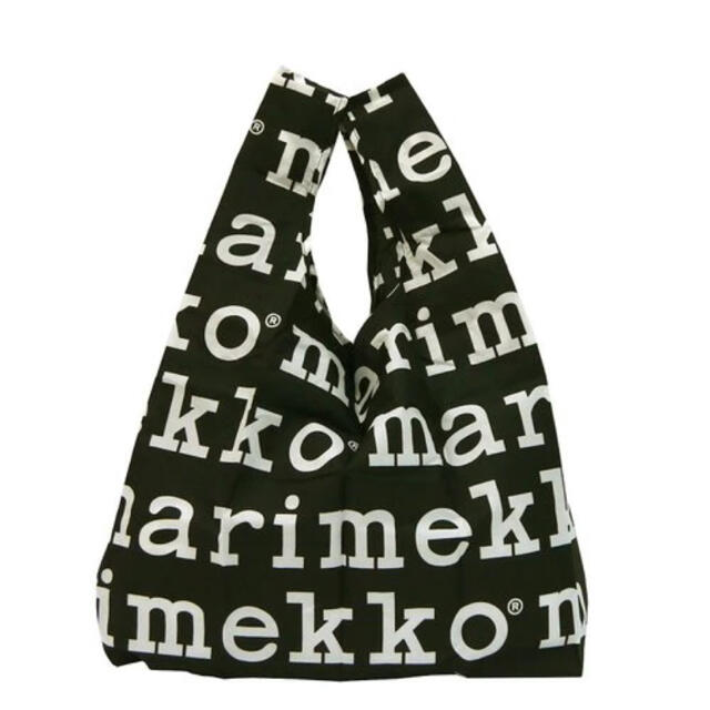 marimekko(マリメッコ)の新品未開封　マリメッコ　エコバッグ　マリロゴ レディースのバッグ(エコバッグ)の商品写真