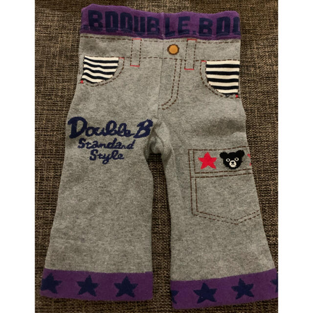 DOUBLE.B(ダブルビー)のミキハウス　ダブルビー　スパッツ　80センチ キッズ/ベビー/マタニティのキッズ服男の子用(90cm~)(パンツ/スパッツ)の商品写真