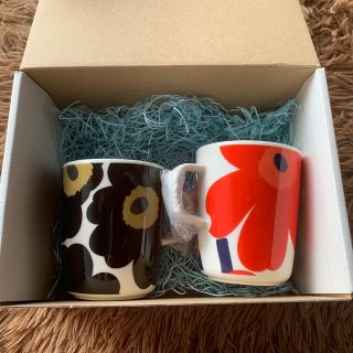 マリメッコ(marimekko)のマリメッコペアマグカップ(グラス/カップ)