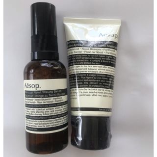 イソップ(Aesop)のイソップ　シェービングセラムとシェーブローションのセット(美容液)