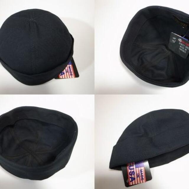 NEW YORK HAT(ニューヨークハット)のニューヨークハットCanvas Thugキャンバス ショートワッチ 黒 XL メンズの帽子(その他)の商品写真