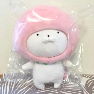 新品　うさまる　いちごみるく　ぬいぐるみ　Sサイズ(ぬいぐるみ)