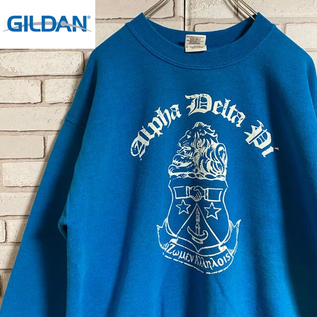 GILDAN - 90s 古着 ギルダン スウェット プリント ビッグ GILDAN - 90s 古着 ギルダン スウェット プリント ビッグ