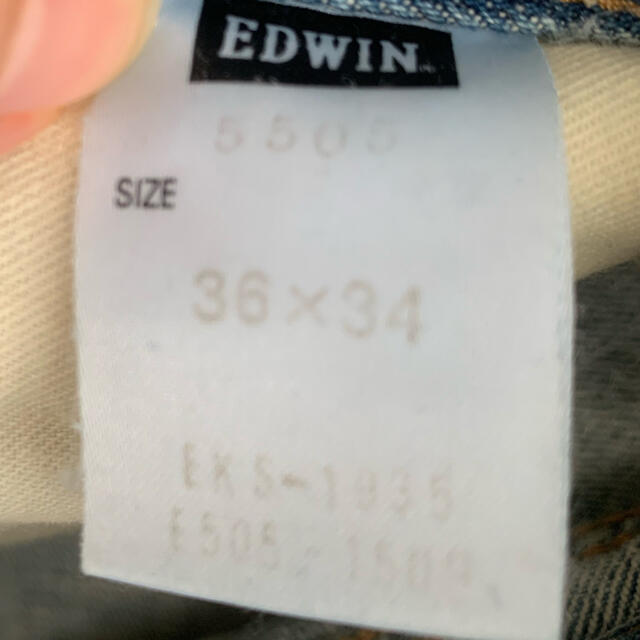 EDWIN(エドウィン)のEDWIN デニムパンツ36インチ メンズのパンツ(デニム/ジーンズ)の商品写真