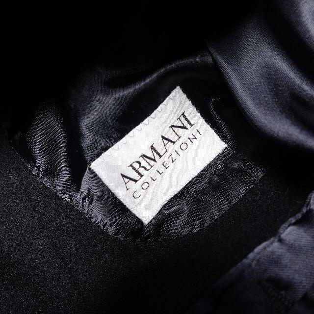 ARMANI COLLEZIONI(アルマーニ コレツィオーニ)の■ARMANI　コート　黒　メンズ メンズのジャケット/アウター(その他)の商品写真