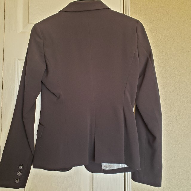OZOC(オゾック)のOZOC インナーストライプの黒ジャケット レディースのジャケット/アウター(テーラードジャケット)の商品写真