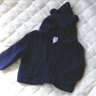 ベビーギャップ(babyGAP)のbaby gap くま耳 カーディガン アウター(カーディガン/ボレロ)