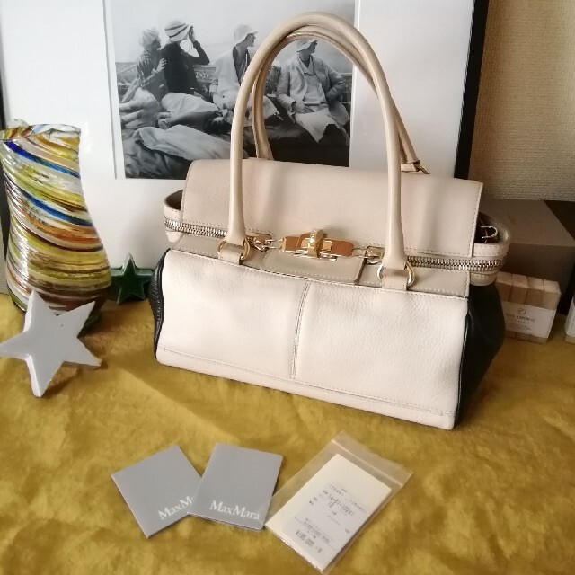 美品13.5万。Max Mara　マックスマーラ　マルゴー　ハンドバッグ