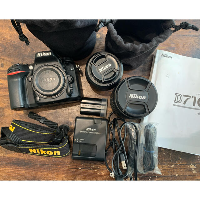 お買い得!】 Nikon - Nikon D7100 ボディ+レンズ2本 ※17万円相当