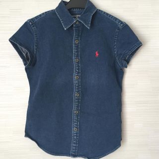 ラルフローレン(Ralph Lauren)のデニム シャツ ラルフローレン 美品(シャツ/ブラウス(半袖/袖なし))