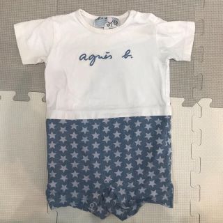 アニエスベー(agnes b.)のagnes b. アニエスベー　ロンパース  半袖(ロンパース)