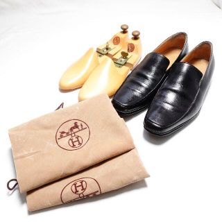 エルメス(Hermes)の■Hermes　靴　黒　メンズ(その他)