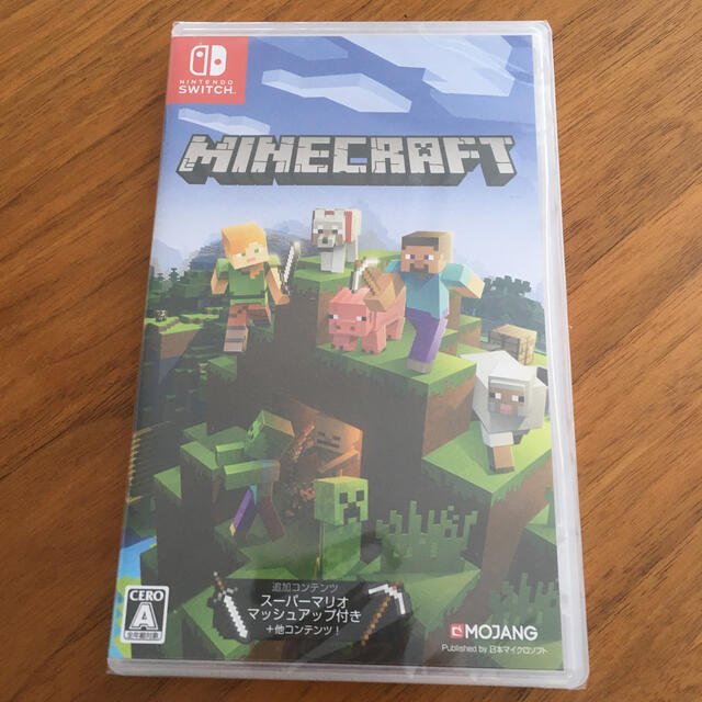 Nintendo Switch(ニンテンドースイッチ)の新品シュリンク付き　　Minecraft Switch エンタメ/ホビーのゲームソフト/ゲーム機本体(家庭用ゲームソフト)の商品写真