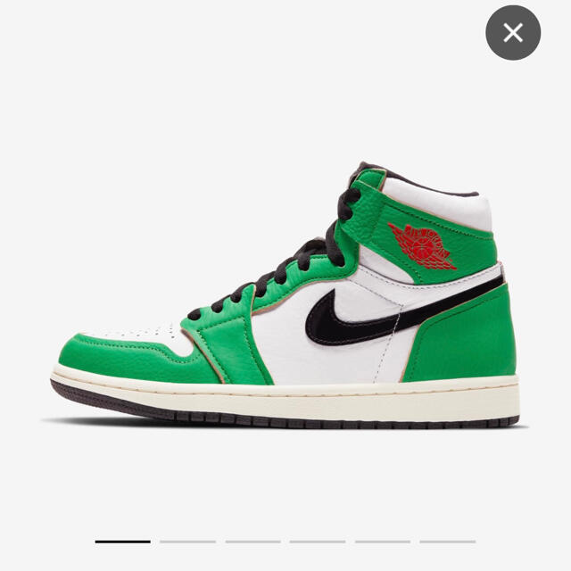 NIKE(ナイキ)のNIKE Womens AirJordan 1 High Lucky Green レディースの靴/シューズ(スニーカー)の商品写真