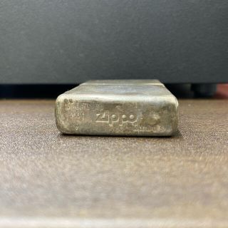 希少 ZIPPO 2004年製 アルミジャケット サテーナ 重厚